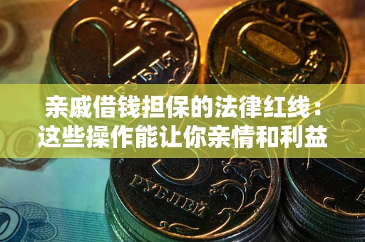 济南亲戚借钱担保的法律红线：这些操作能让你亲情和利益两不误