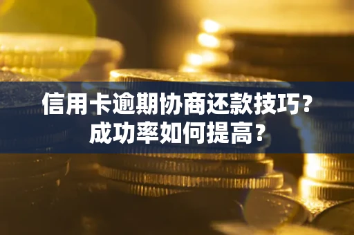 济南信用卡逾期协商还款技巧？成功率如何提高？