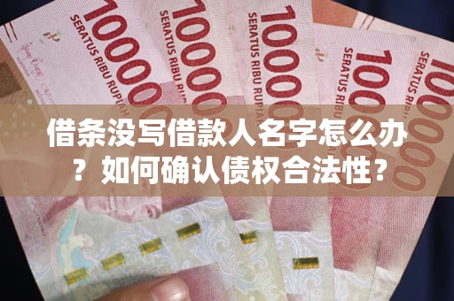 济南借条没写借款人名字怎么办？如何确认债权合法性？
