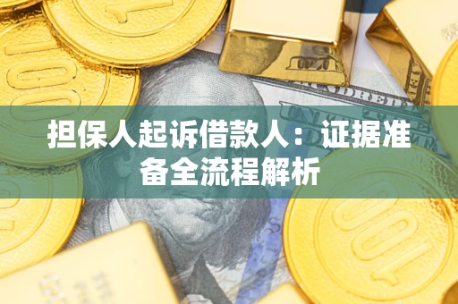 济南担保人起诉借款人：证据准备全流程解析