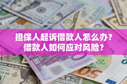 济南担保人起诉借款人怎么办？借款人如何应对风险？