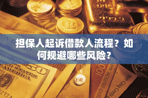 济南担保人起诉借款人流程？如何规避哪些风险？