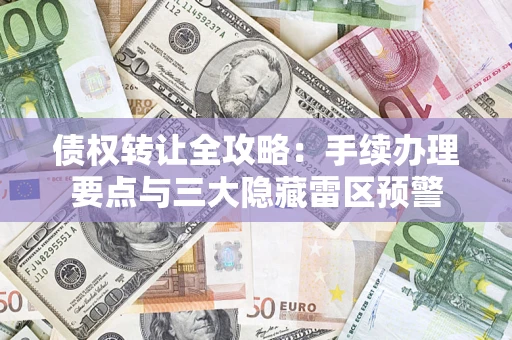 济南债权转让全攻略：手续办理要点与三大隐藏雷区预警
